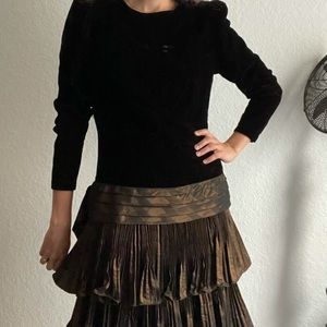 Retro 80s evening dress